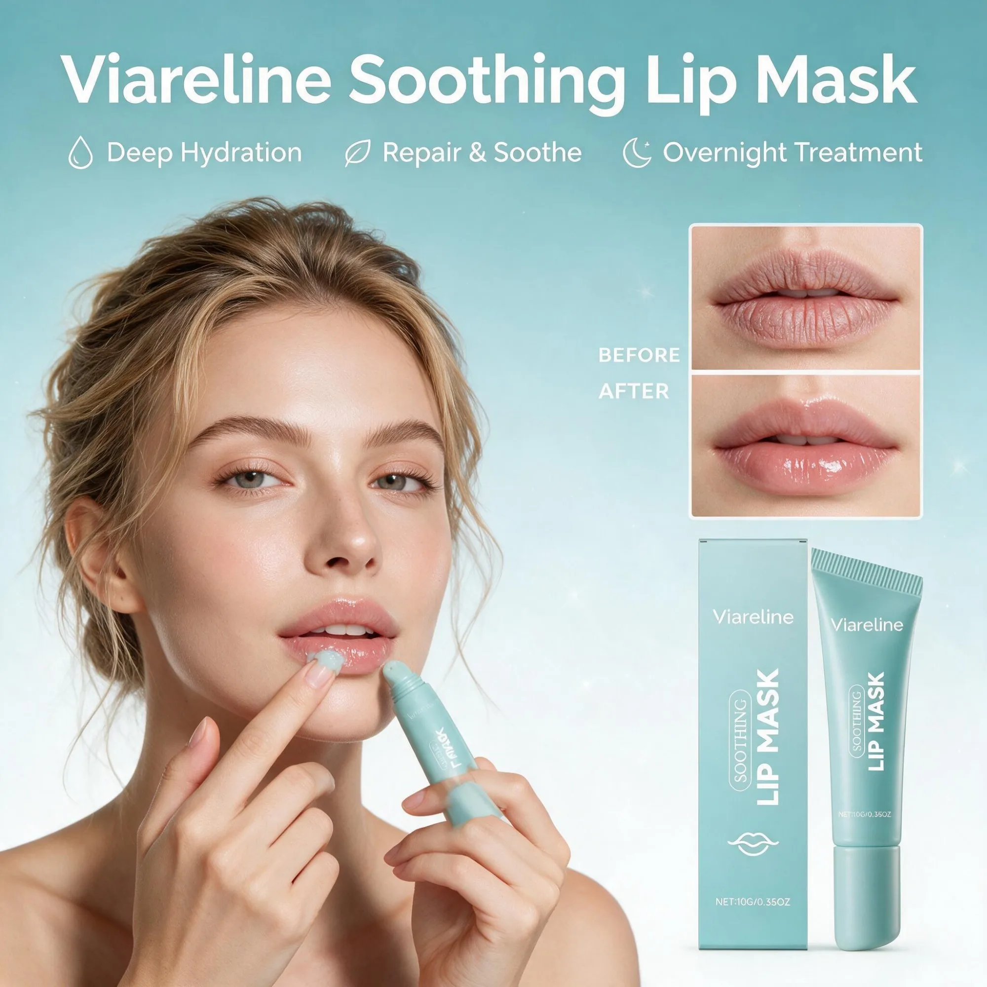 Luxury Skincare & Spa - Новая успокаивающая ментоловая маска для губ