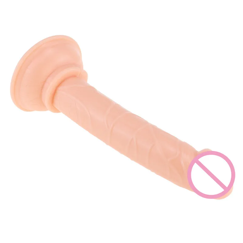 Charming Crystal Jelly Dildo Realistic Fake Dick with Simulated Penile Sucker for Women Mutual Masturbation Erogenous Sex Toys