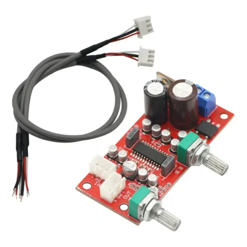 1PCS BA3884 Tone Amplifier Preamplifier Board BBE Sound Effect Exciter Improve Treble Bass Volume Control Module