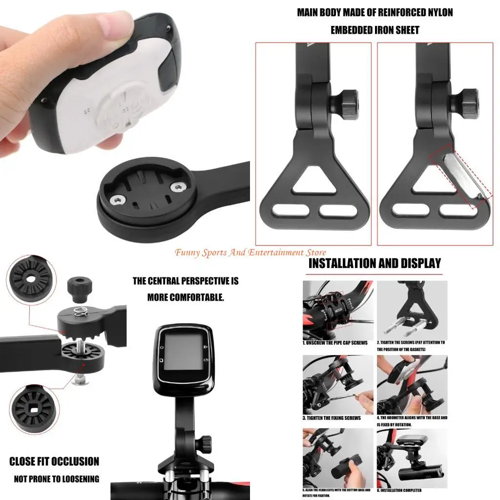 

C4DE Mountain Bicycles Extension Holder Computer Extended Mount Bikes Computer Mount