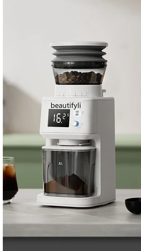 Electric bean grinder Automatic coffee bean grinder Household small Italian hand grinder