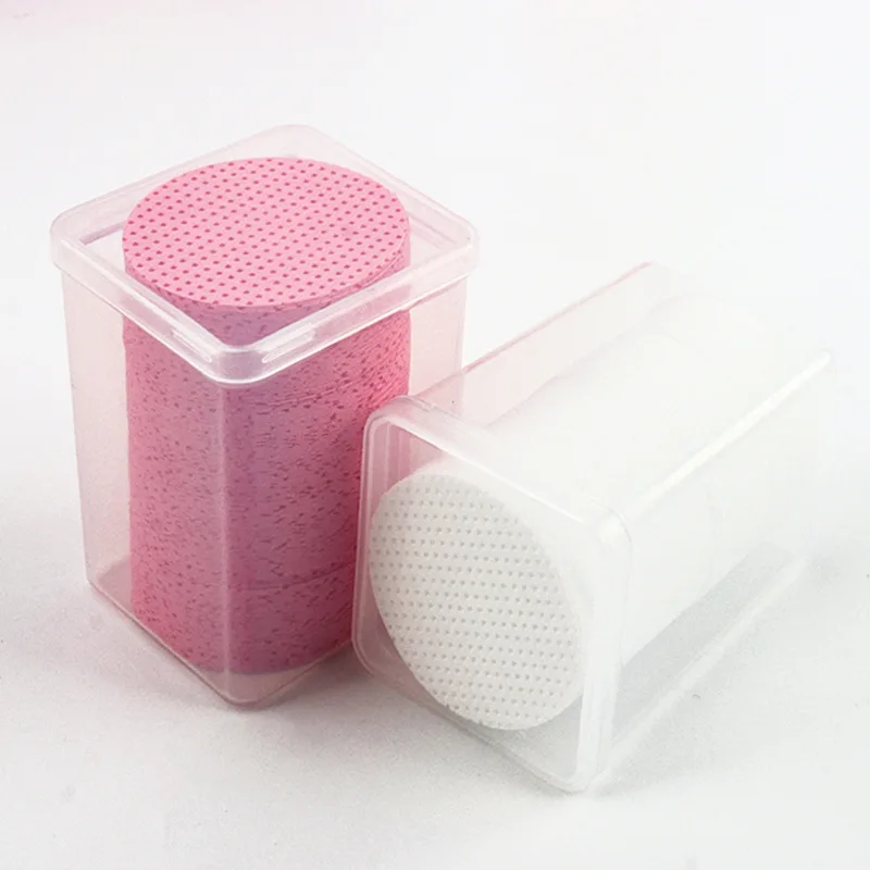 200 teile/schachtel Nagellack Entferner Baumwolle Pad Wimpern Kleber Entferner Wischen Papier Pads Kleber Flasche Mund Reinigung Pad Maniküre Liefert