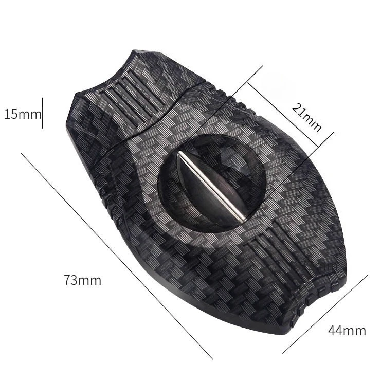 Cigar Cutter Stainless Steel Cigar Scissors Smoke Scissors Double Blade Cuban Cigar Scissors V-shaped Household view 6