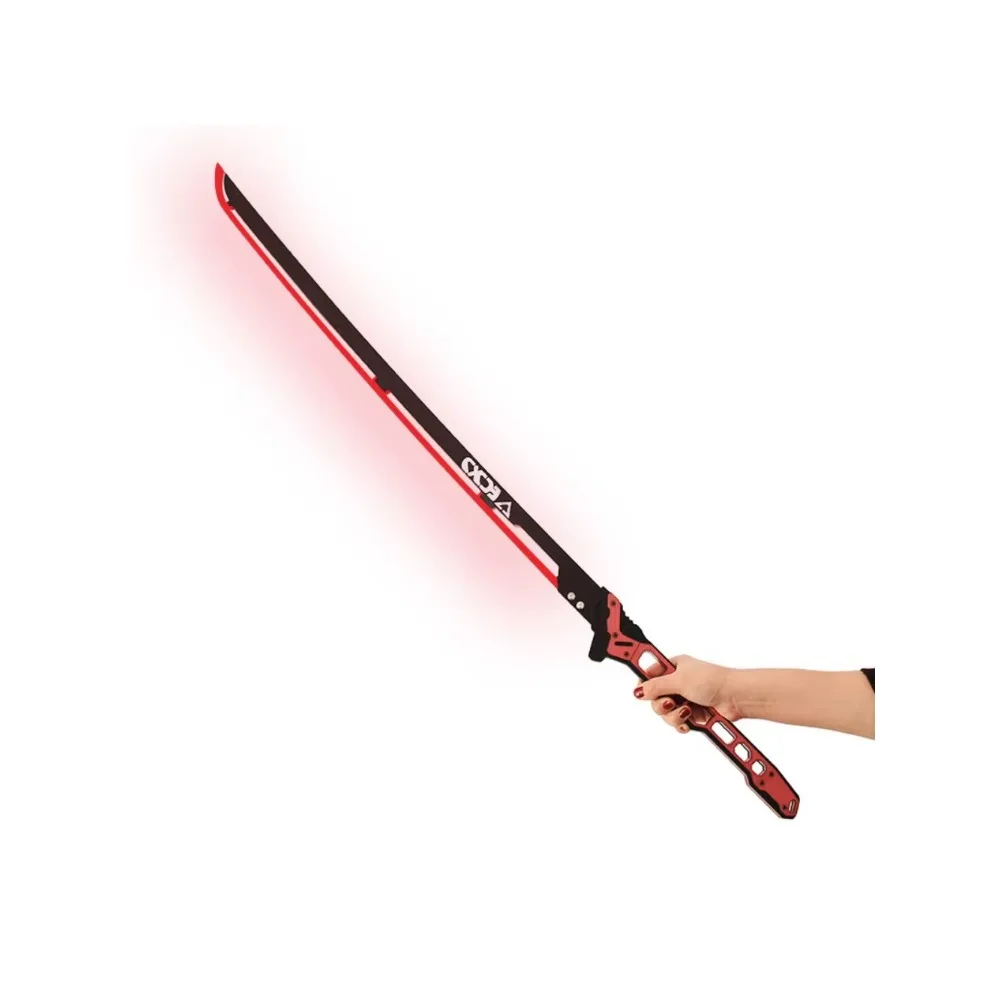 Nowy 108cm Cyberpunk Errata Light Saber Thermal Katana Blade Akrylowy blask Gra Peryferyjny Samuraj Długi miecz Model Prezenty festiwalowe