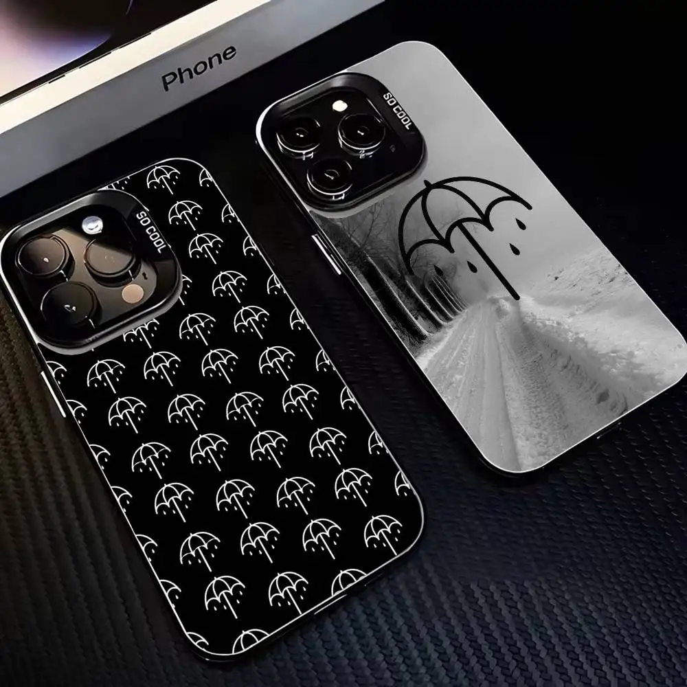 

Bring Me The Horizons Phone Case For iPhone17,16,15,14,13,12,11 Plus,Pro Silver Matte Shockproof Cover
