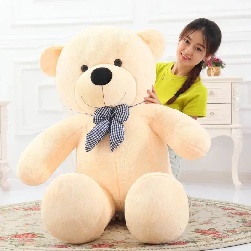 

5 Colors Full Filled Giant America Bear Doll Large Size 160/180/200cm Toy Animal Teddy Bear Stuffed Plush Toy Brithday Gift