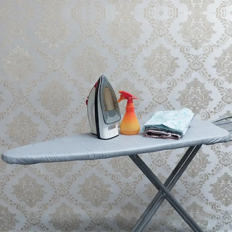Ironing Board Cover Board Cover Most Large Standard Sizes - Heatproof Iron Pad for Table Top Resistant Padding Grey