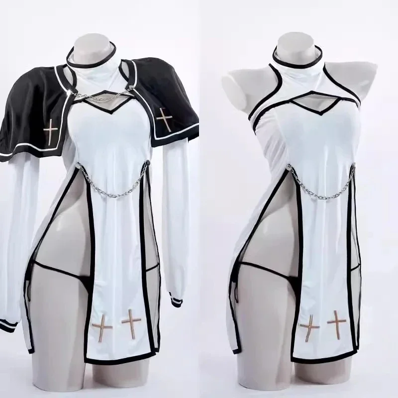 Original Design Purgatory Priest Cosplay Costume Nun Cosplay Dress Sexy Costumes For Women Girls Halloween Christmas Party