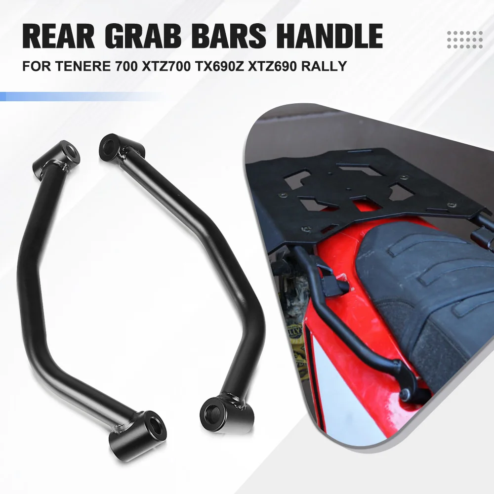 

Tenere700 Motorcycle Accessories Passenger Rear Grab Handle Seat Hand Handle Grab Bar Rail FOR YAMAHA TENERE 700 XT700Z XTZ700