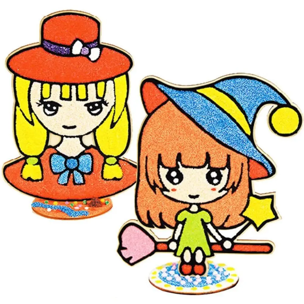 لوحة طين ندفة الثلج DIY ثلاثية الأبعاد مع لوحة تلوين خشبية ولوحات لاصقة #1