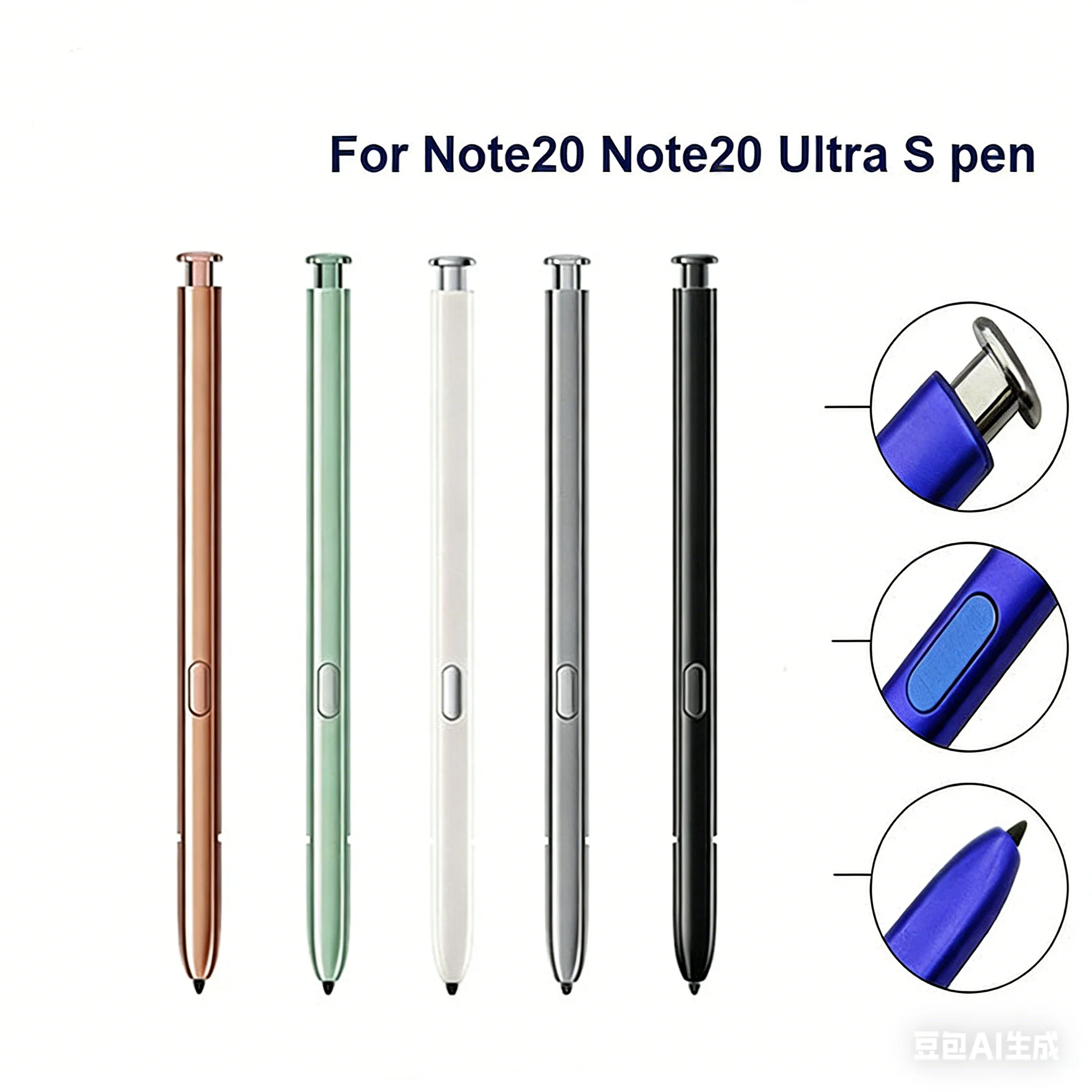 Für Samsung Galaxy Note 20 / Note 20 Ultra SM-N980 N981U/B N986B/U Stylus Pen Touch S Pen ohne Bluetooth + Spitzen/Nibs – Detail 3