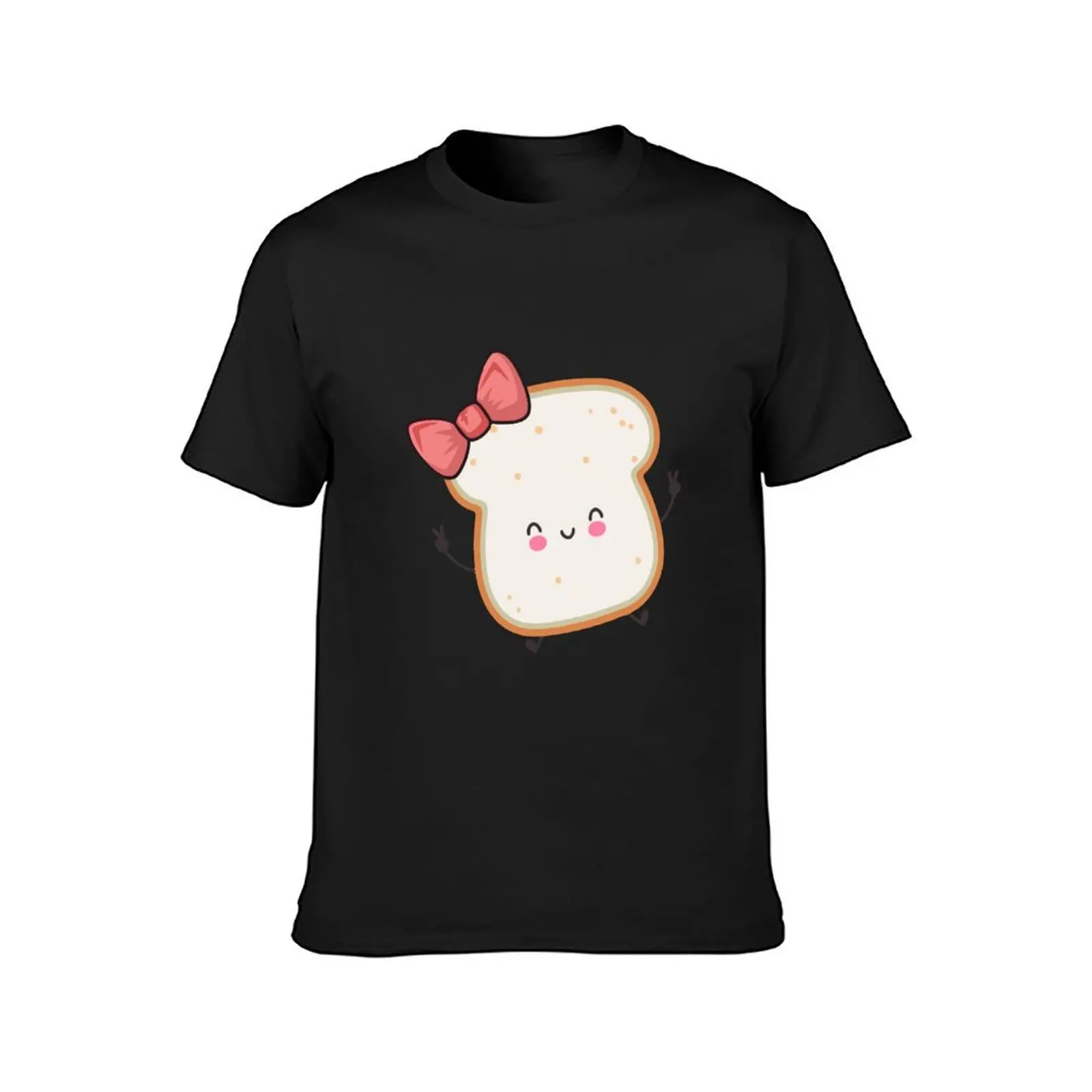 Happy bread. T-Shirt tops anime clothes mens graphic t-shirts big and tall