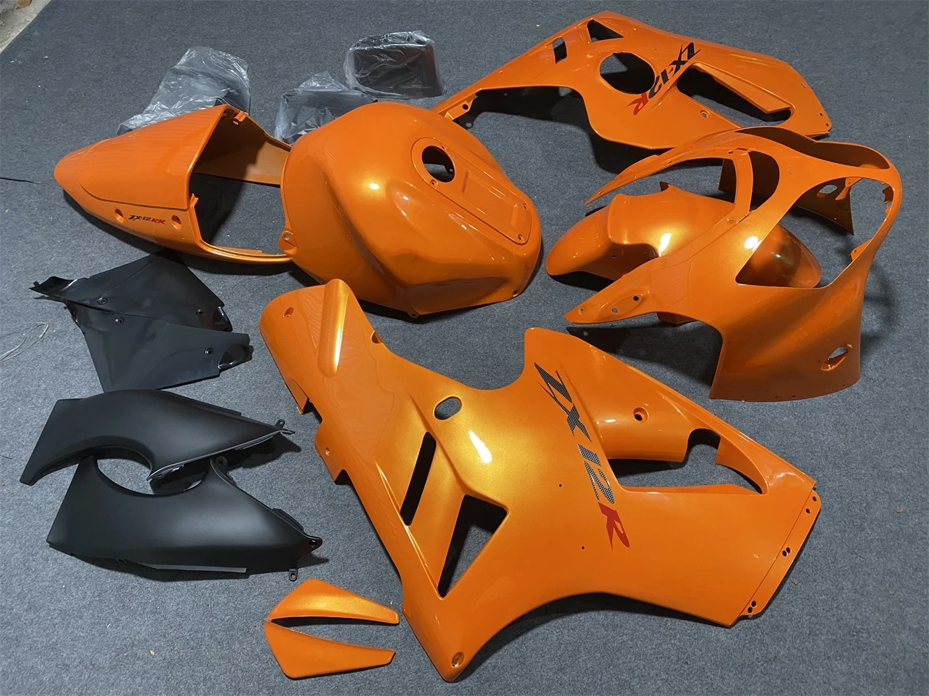 New ABS Whole Motorcycle Fairings Kit fit for ZX-12R ZX12R zx 12r ZZR1200 2000 2001 Bodywork full fairing kit set zxmt