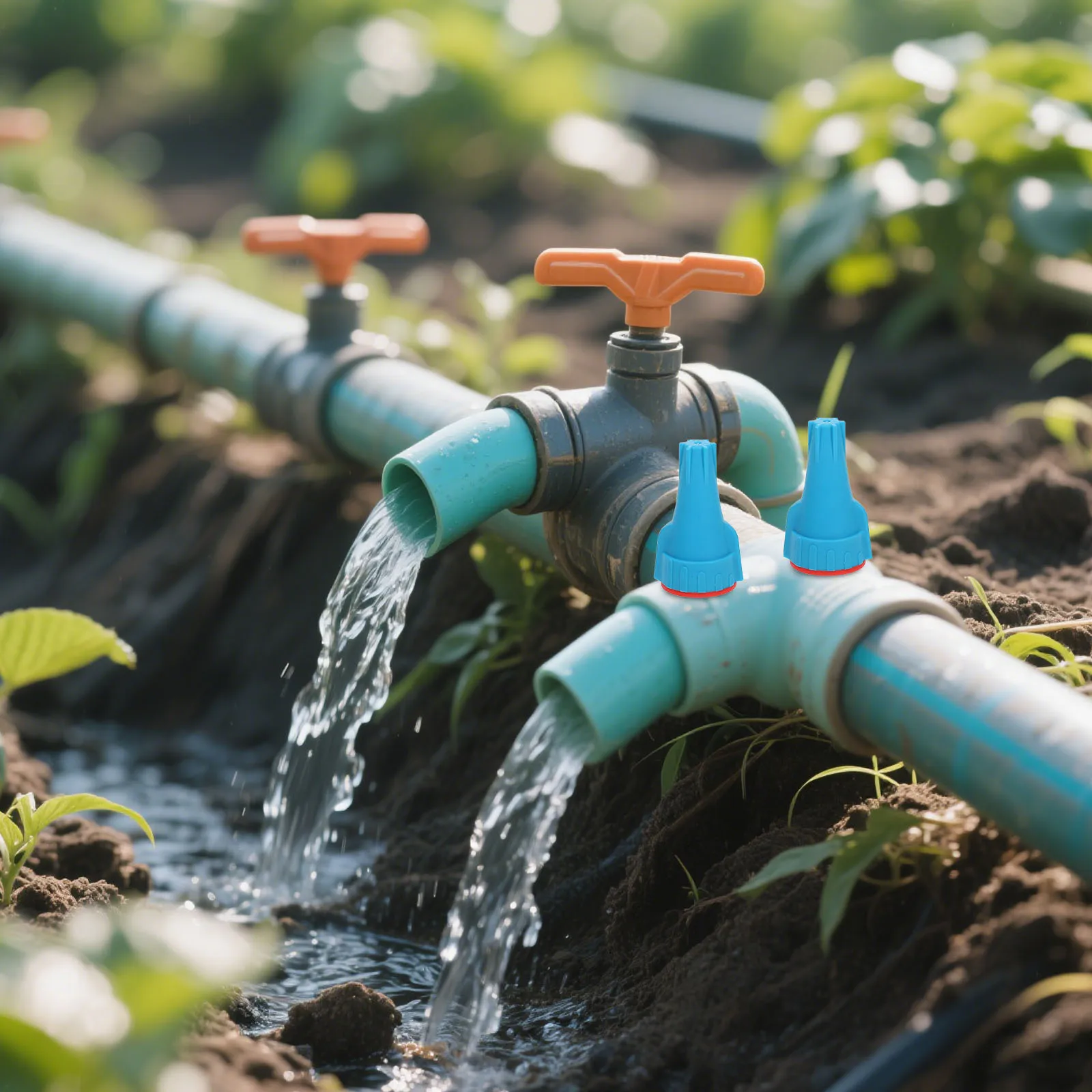 2 قطعة R3 موصلات أسلاك مقاومة للماء دوامة موصلات كابلات كهربائية خارجية للاستخدام الصناعي للمناظر الطبيعية البحرية