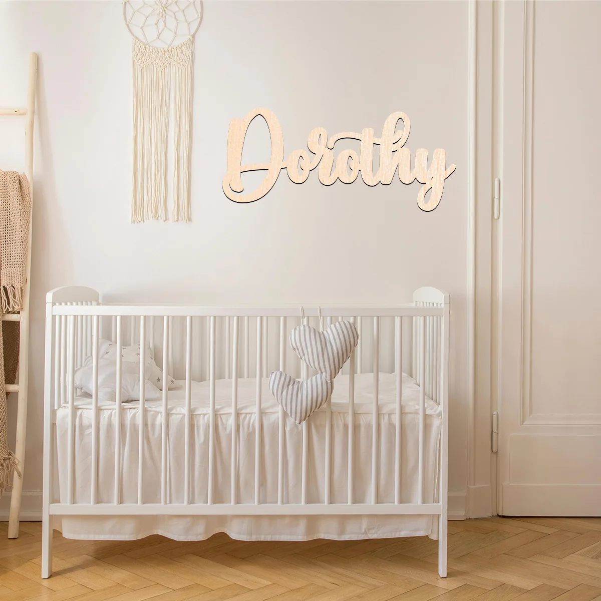 1 قطعة لوحة خشبية متينة مخصصة تحمل اسمًا على الطراز التقليدي لوحة تزيين الطاولة لغرفة النوم #3