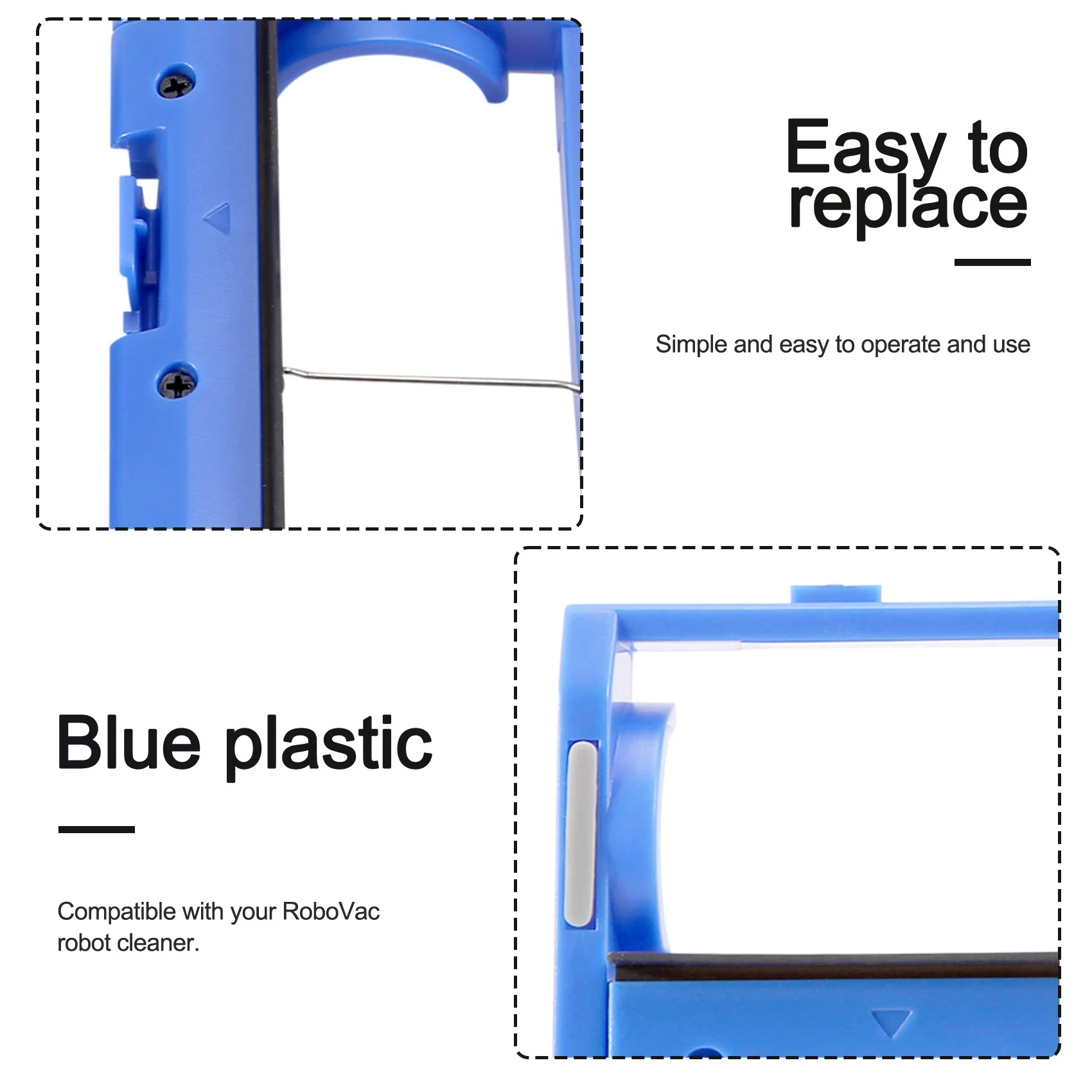 A26F-2 Pack Replacement Brush Guard For Eufy Robovac 11S, Robovac 11S MAX, Robovac 15T, Robovac 30, Robovac 30C, Robovac30c MAX,