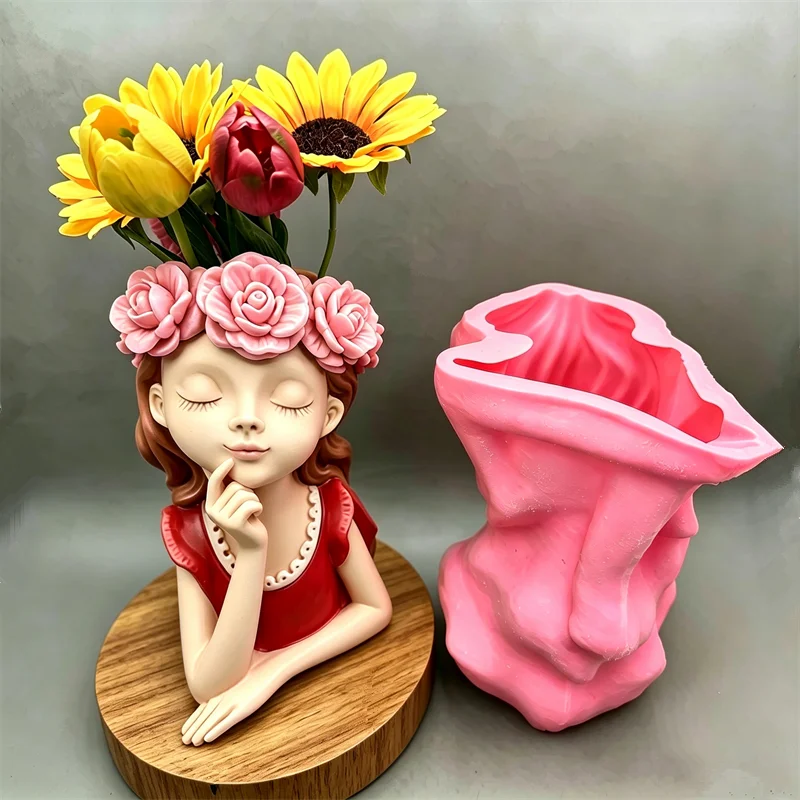New! Cute little girl flower p - Model Kit Cement recension och pris