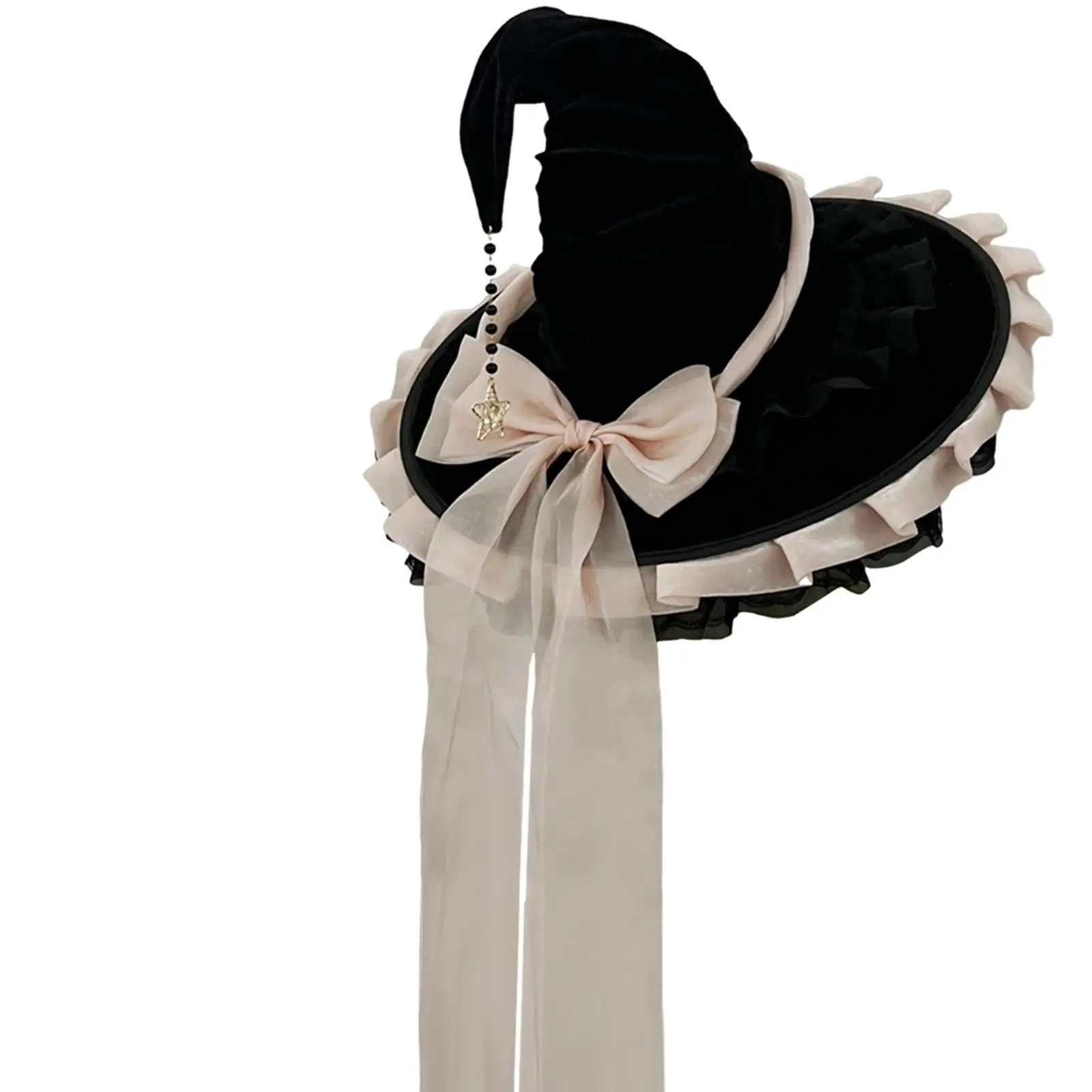 قبعة الساحرة للهالوين، معالج مبتكر، زينة للرأس للكرنفالات