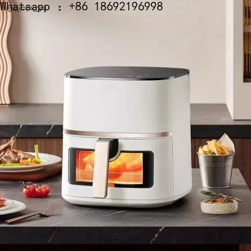 2026 New Household Intelligent Air Fryer: Large Capacity, Visual Window, Oil-Free, Multi-Functional