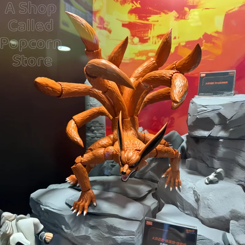 

In Stock Original Bruco Banpresto Anime Naruto Shippuden Figure Nine Tails Nine Lama Doll Figure Series Model Toy Gift