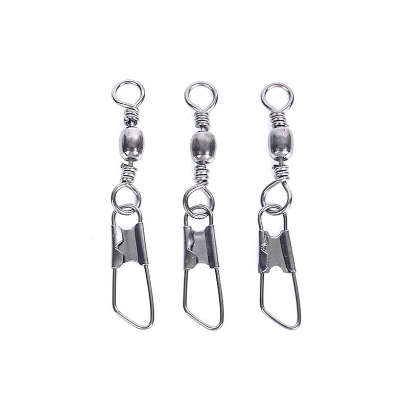 Fishing Accessories Typy A Snap Connector Pin Bearing Rolling Swivel Stainless Steel Snap Fishhook Lure Tackle Accessories Pesca