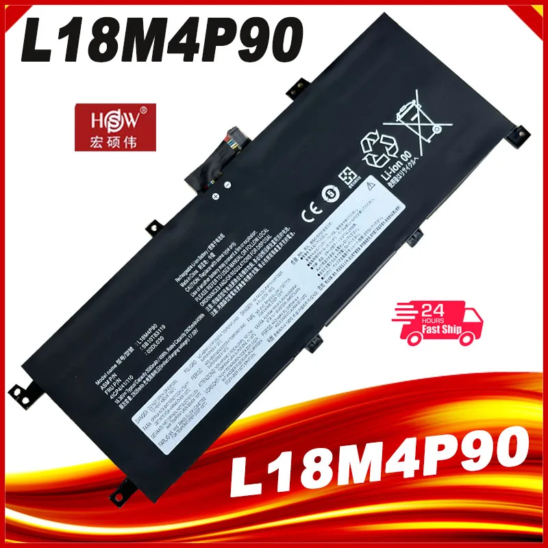 15.36V 46Wh Battery L18M4P90 L18C4P90 L18D4P90 For Lenovo Thinkpad New S2 2019 2020 L13 Yoga 20R5 20R6 SB10T83120