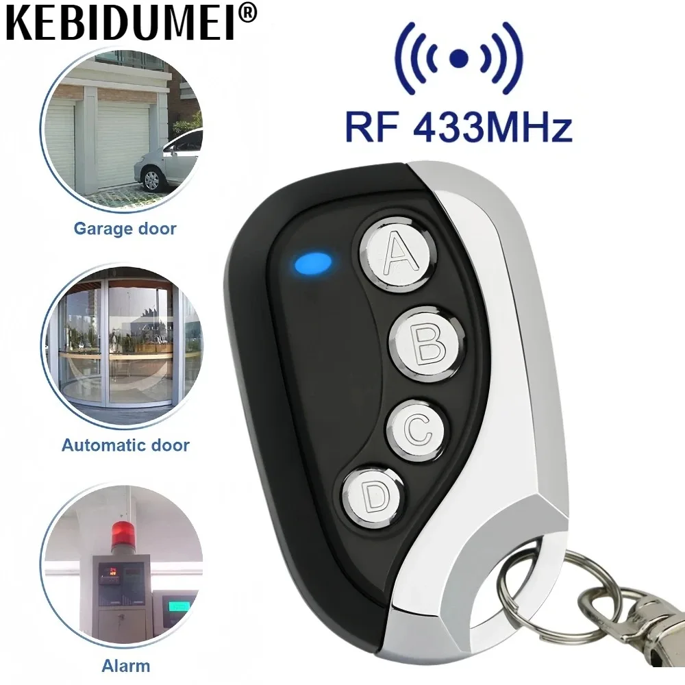 433MHz Smart Copy Duplicator Remote Control RF Wireless 4 Button Electric Garage Door Gate Remote Cloning 433.92 MHz Transmitter