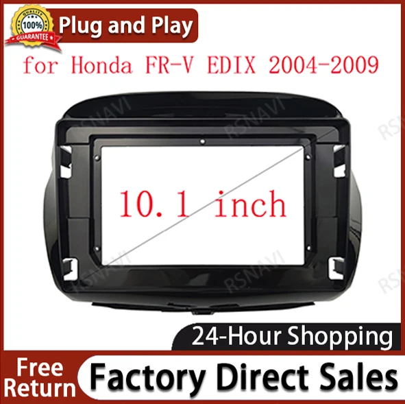 

Fit for Honda FR-V EDIX 2004-2009 10.1 INCH GPS Navigation Frame Stereo DVD Player Install Surround Panel Radio Face Bezel