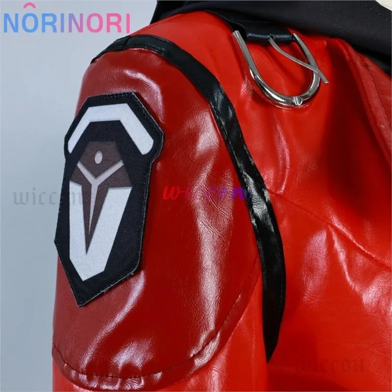 Game LOL Arcane Vi Cosplay Costume Piltover Enforcer Outfit Vi Uniform Red Wig Suit Halloween Carnival Role Play Props Woman