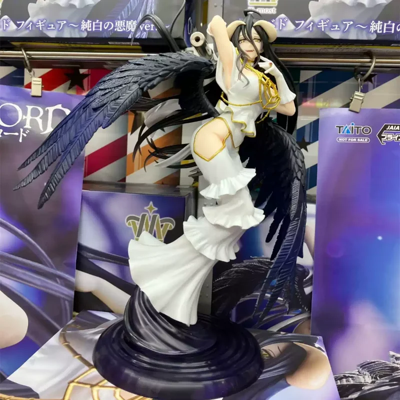 

TAITO Overlord Albedo Pure White Devil T-Most PVC Action Figure Model Statue Anime Toy Gift for Boys