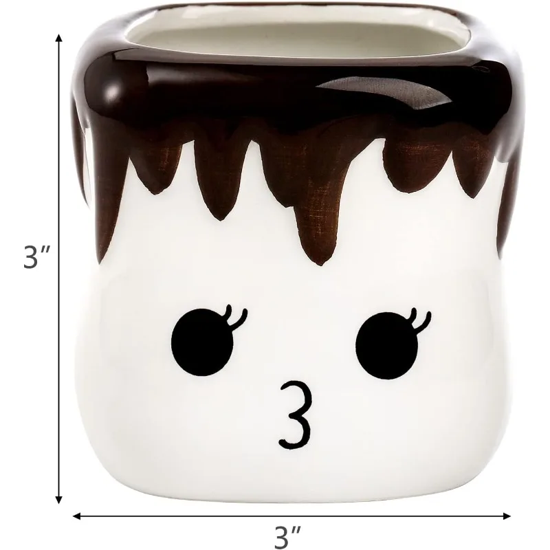 

Набор из 4 керамических кружек для горячего шоколада, парные кружки для влюбленных, подарки на годовщину, свадьбу, День святого Валентина