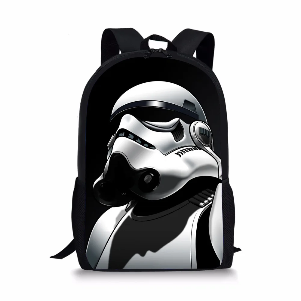 Mochila de Star Wars de 15 pulgadas, mochilas para niños, Mochila escolar de superhéroe de dibujos animados para niños, Mochila Infantil