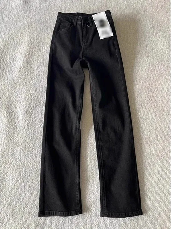 

Мужские утепленные джинсы Bla Fce Slim Fit с прямым кроем, осенне-зимние, в стиле High Street, износостойкие