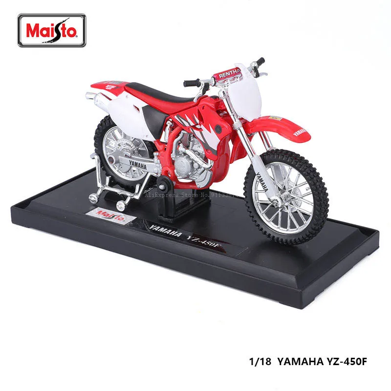 Maisto 1:18 yamaha YZ-450F genuine motorcycle static model die cast car collectible gift toy juguetes toy car