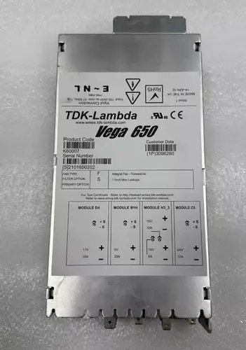Tdk-lambda vega 650マシン電源、k60007