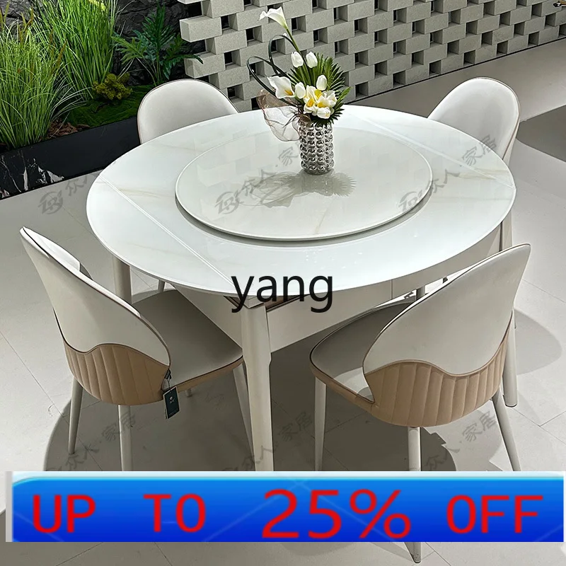 

Lh automatic mahjong machine integrated household dining table and chairs can be rotated long table becomes round table