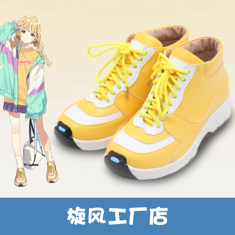 Kotone Fujita Cosplay Shoes Boots Anime Game Gakuen Idol Master Halloween Party Accessories Custom Made