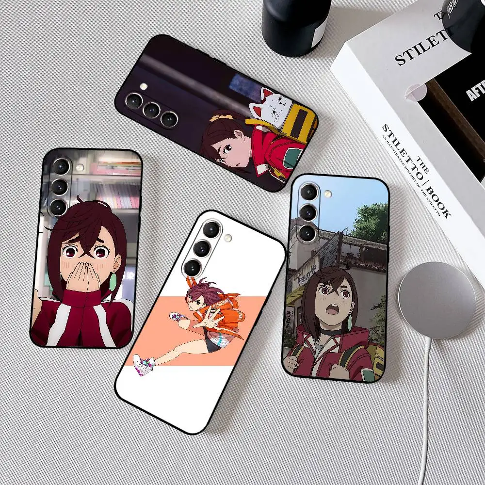 

N-MomoR Ayase T-DandadanY Phone Case Black Ultra-thin Shockproof Case For Samsung S24/S25/S22/S30/Note20/Lite/Ultra/5G/Plus/FE