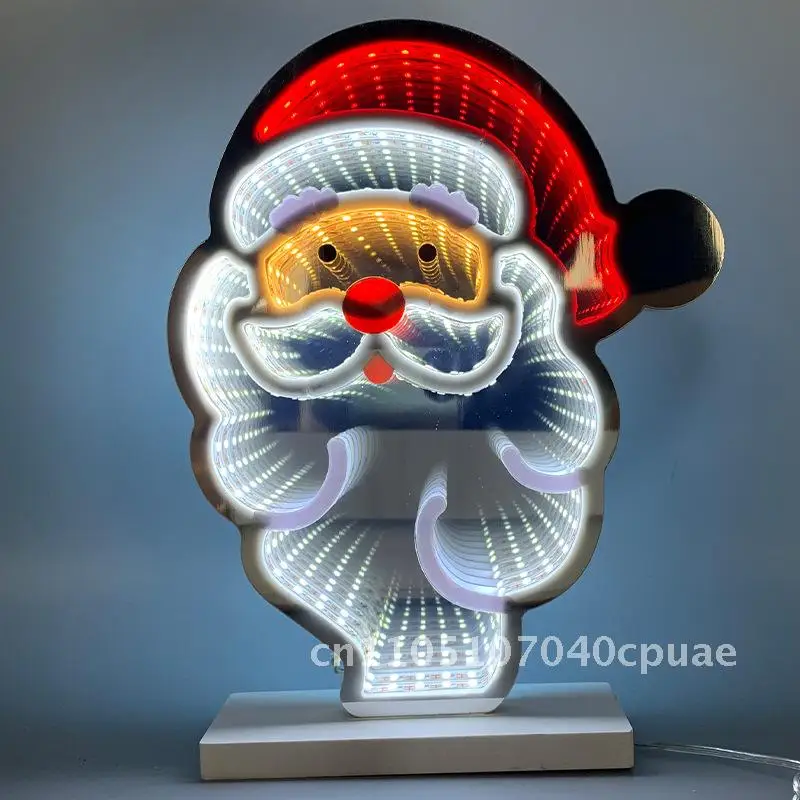 

LED abyss tunnel lamp acrylic creative gift lasagna mirror abyss lamp Christmas atmosphere decorative lamp