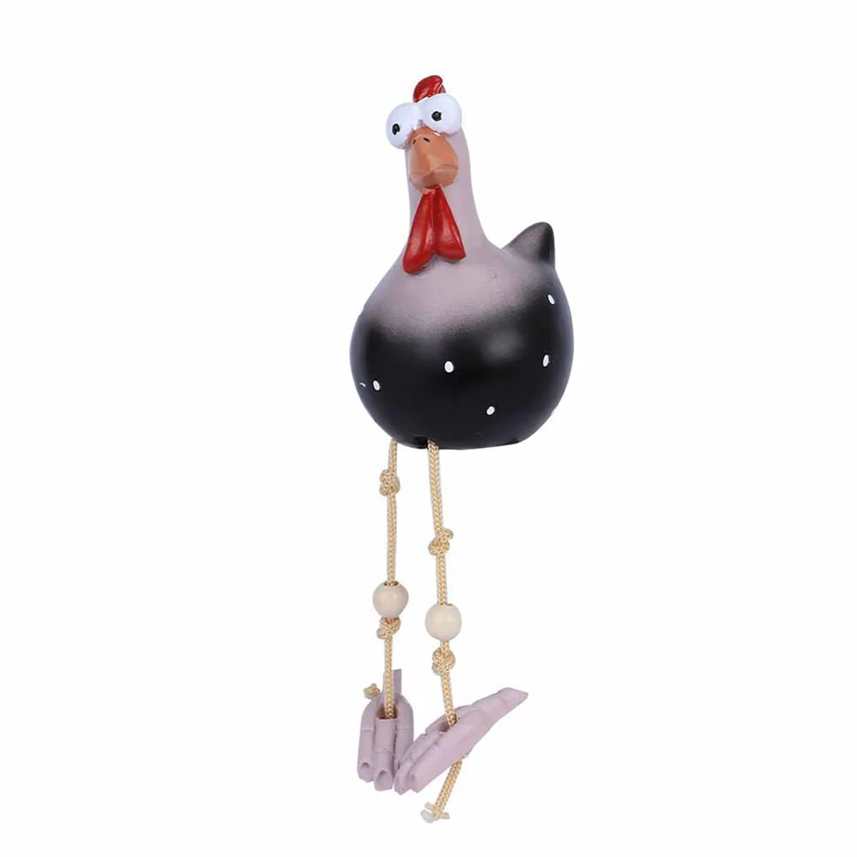 

DecorationsResin Rooster Outdoor Statues FunnyWaterproof and Does Not Fade Suitable CourtyardGardenBalcony Decoration Black
