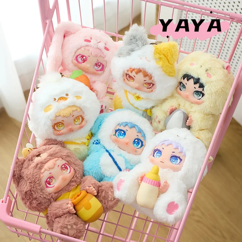 Yaya Let'S Travel Together Series Trendy Play Plush Blind Box Bag Pendant Cartoon Cute Doll Mystery Box Surprise Gift For Girls