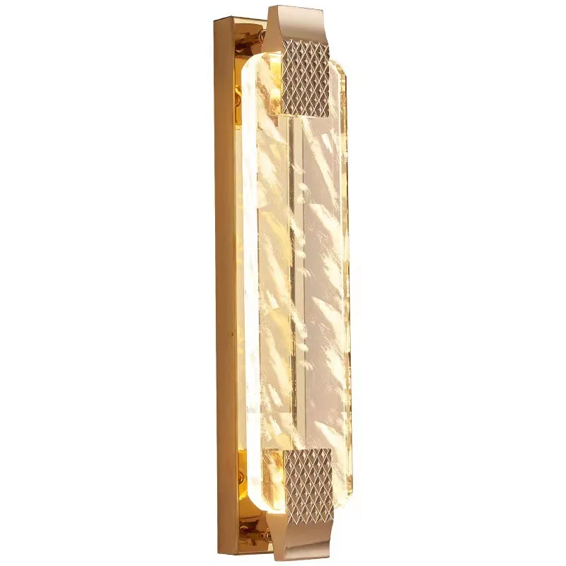 

New crystal light luxury decorative wall lamp living room bedroom TV background wall bedroom bedside hotel villa