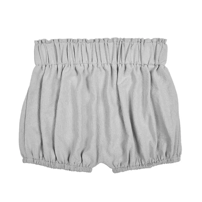 F62D Bloomer da bambina per bambina corto grigio curcuma bianca chiusura elastica pantaloncini a fiori carini harem