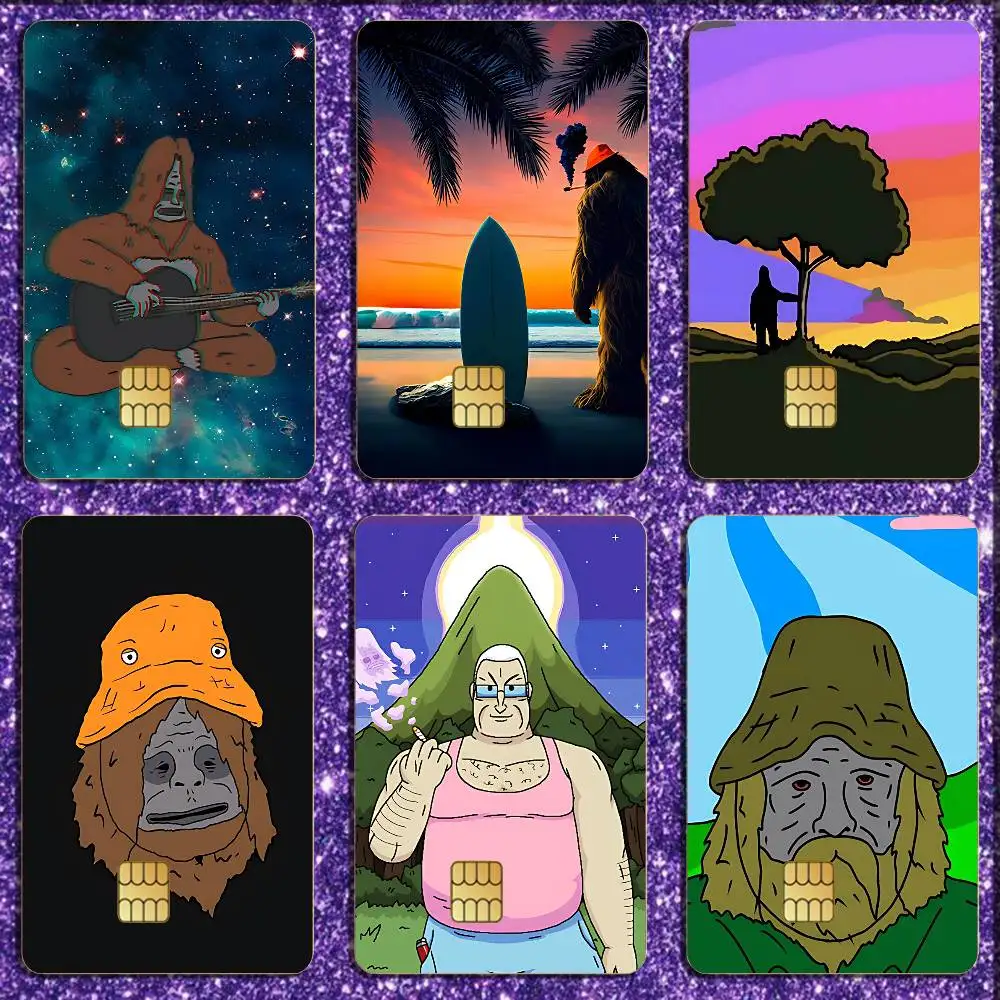 

The Big Lez Show Choomah Credit Card Skin Stickers for Bank Card Bus Metro Card Sticker Waterproof Women Gift