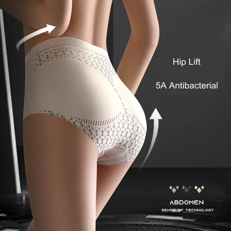 Women Body Shaper High Waist Flat Belly Shaping Panties New Female Tummy Control Underwear Hip Lift Antibacterial Briefs