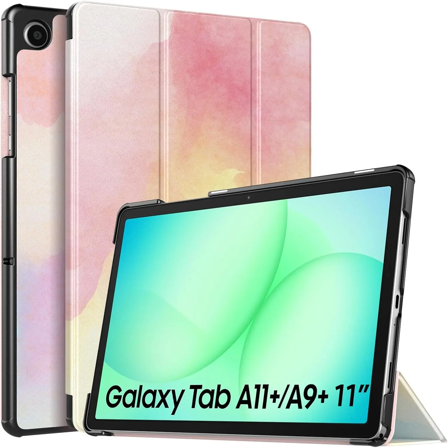 

Case for Samsung Galaxy Tab A11+/A9+11 Inch (2025/2023),Slim Lightweight Stand Hard Back Shell Protective Cover,Auto Wake/Sleep