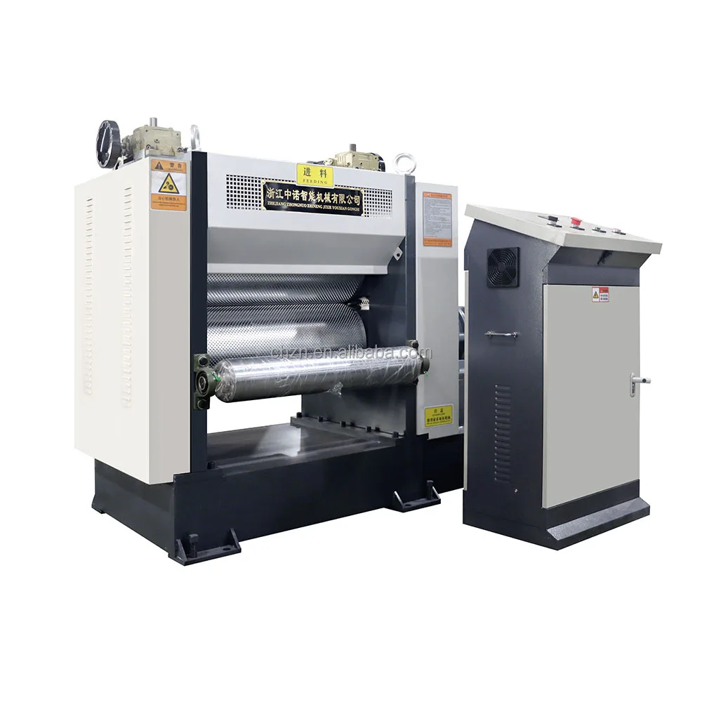 آلة نقش عمودية ذات بكرتين مقعرة ومحدبة مزدوجة الجانب لطراز الصفائح المعدنية HK-607 #2