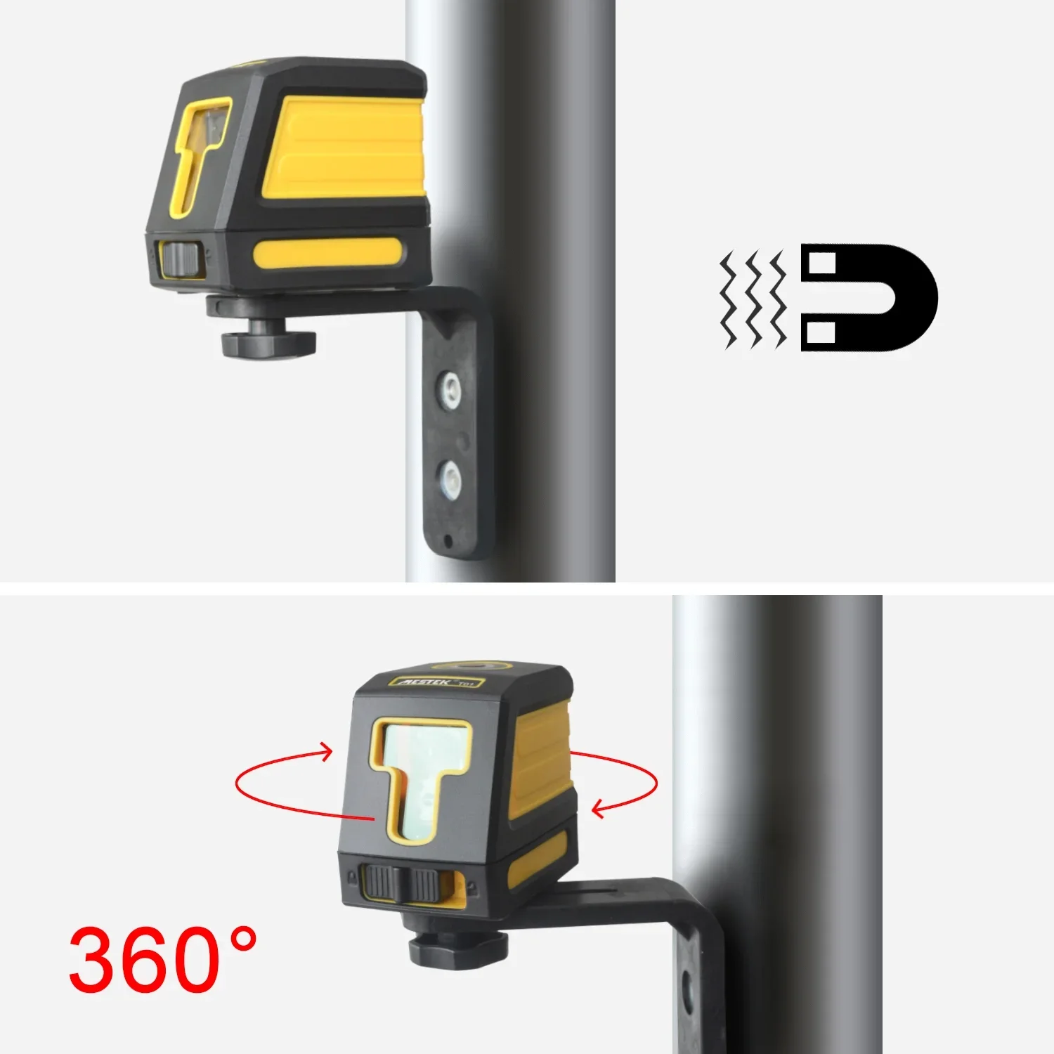 OEM New Arrival Cross Line Laser Tools LL-DR2-R2 Self-leveling USB-C Rechargeable Red Beam Laser Level