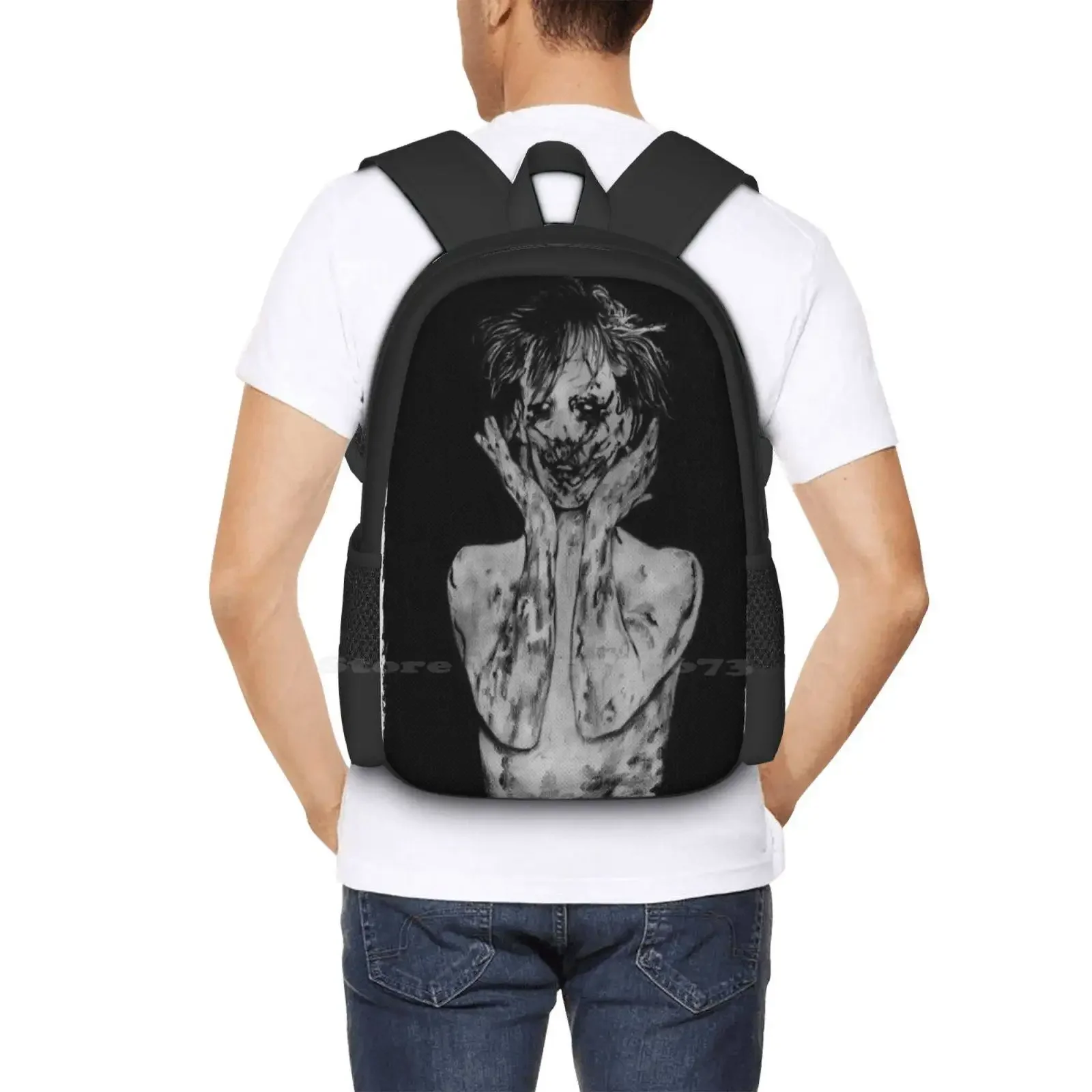 Schultaschen Reise Laptop Rucksack Peter Murphy Goth Post Punk Glam New Wave