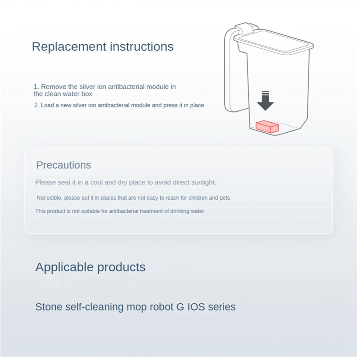 4X для S8 Pro Ultra Silver Ion Module для S7 Pro Ultra/S7 MaxV Ultra/G10S Pro/P10/G10S Pure/S8+